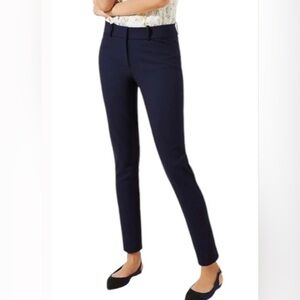 LOFT Marisa Skinny Pants | Navy | Size 0